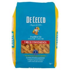 De Cecco Fusilli N34 tészta 1kg