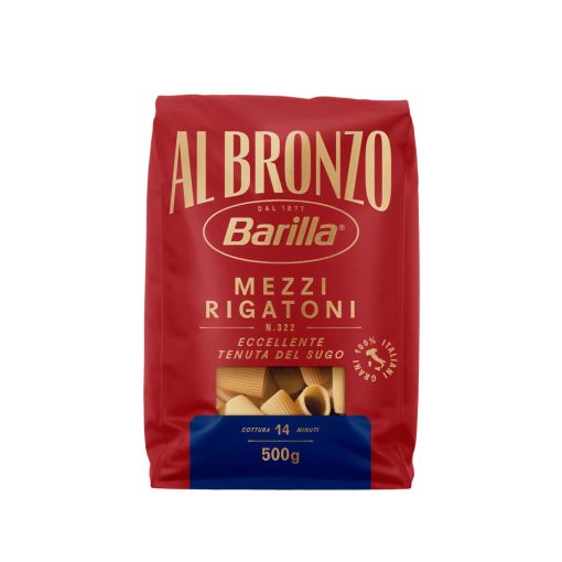 Barilla Bronzo Mezzi Rigatoni tészta 500